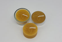 Lade das Bild in den Galerie-Viewer, Teelichter aus 100% Bienenwachs mit Glas - Set-Angebot
