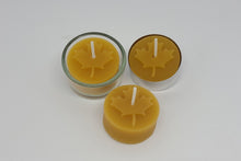 Lade das Bild in den Galerie-Viewer, Teelichter aus 100% Bienenwachs mit Glas - Set-Angebot
