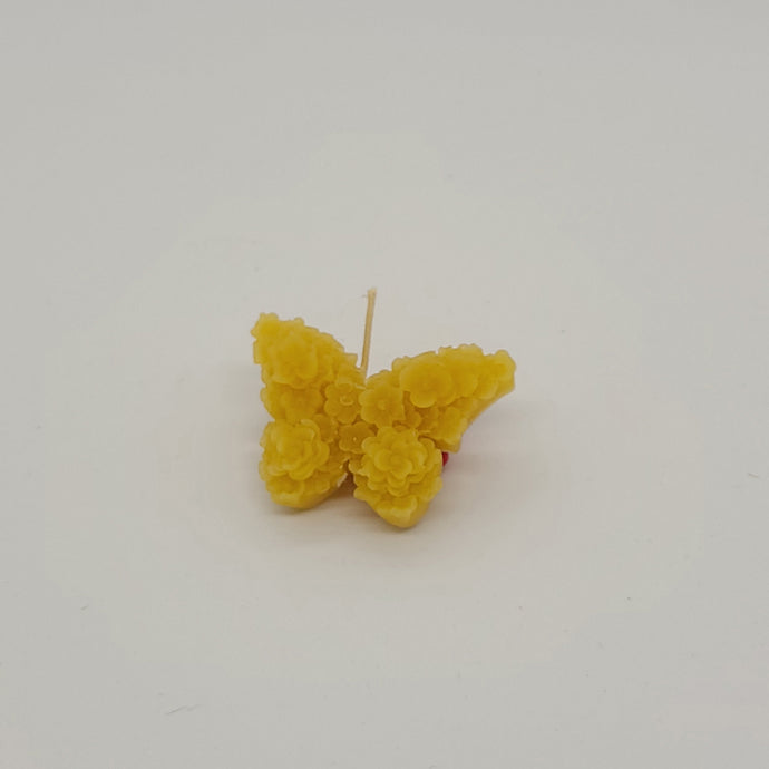 Schmetterling - Kerze aus 100% Bienenwachs