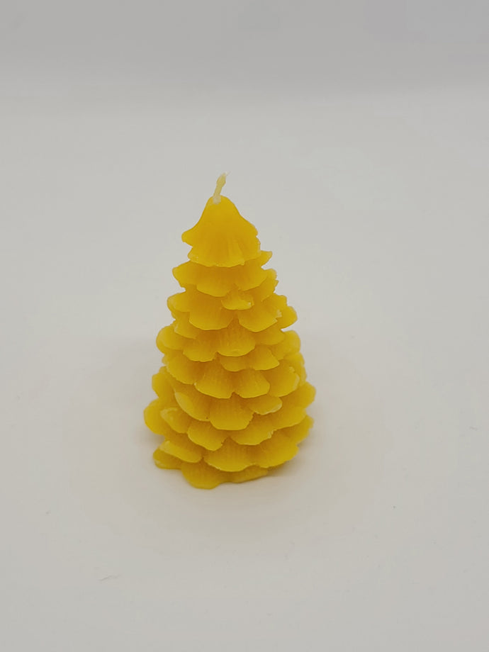 Tannenbaum Kerze aus 100% Bienenwachs