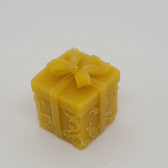 Geschenkbox Kerze aus 100% Bienenwachs