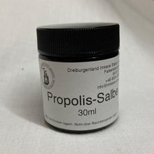 Lade das Bild in den Galerie-Viewer, Propolis-Salbe im Braunglas-Tiegel - Dreiburgenland Imkerei Stefan Umlauf
