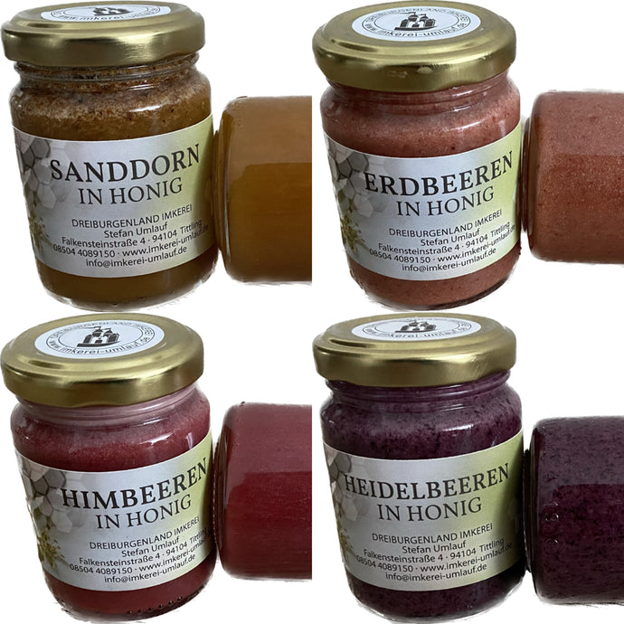 DAS FRUCHTIGE 4er Honigset